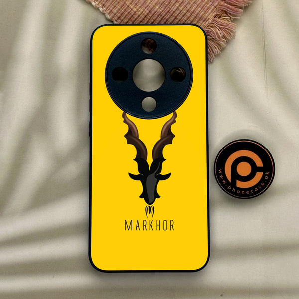 Honor x9d - Markhor Design 1 - Premium Metal Printed Soft Bumper Shock Proof Case