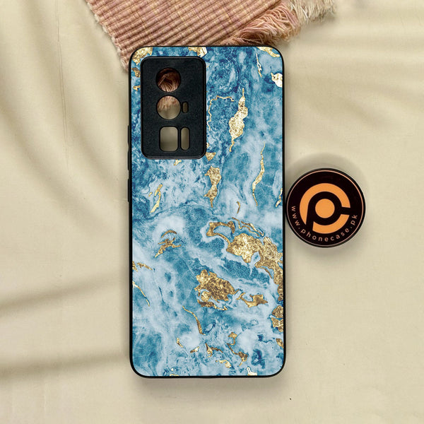 Xiaomi Redmi K60 Pro - Blue 2.0 Design 7 - Premium Metal Printed Soft Bumper Shock Proof Case