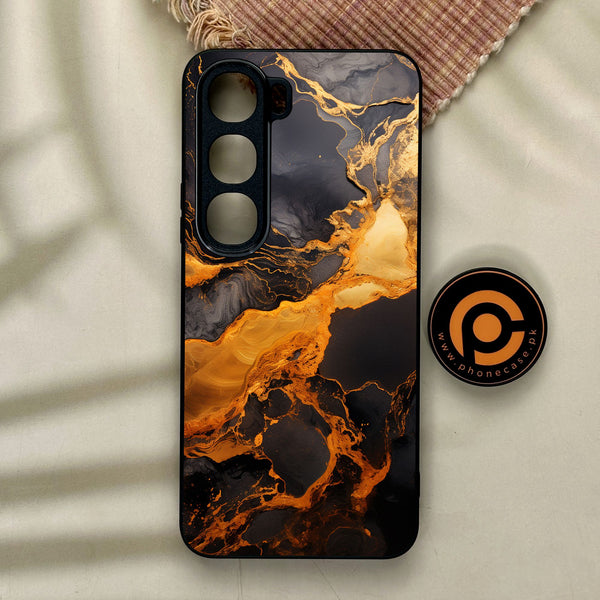 Vivo Y21d - Liquid Design 4 - Premium Metal Printed Soft Bumper Shock Proof Case