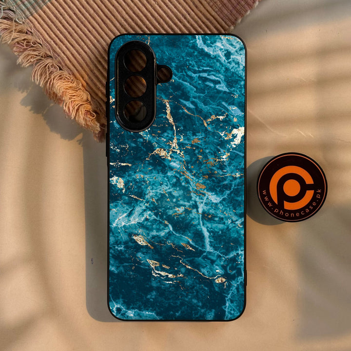 Samsung Galaxy A57 5G - Blue 2.0 Design 8 - Premium Metal Printed Soft Bumper Shock Proof Case