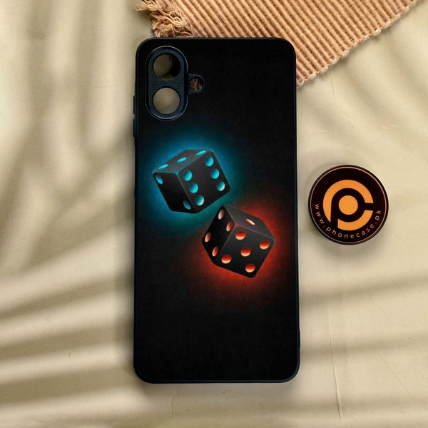 Samsung Galaxy A07 - Black Art Design 4 - Premium Metal Printed Soft Bumper Shock Proof Case