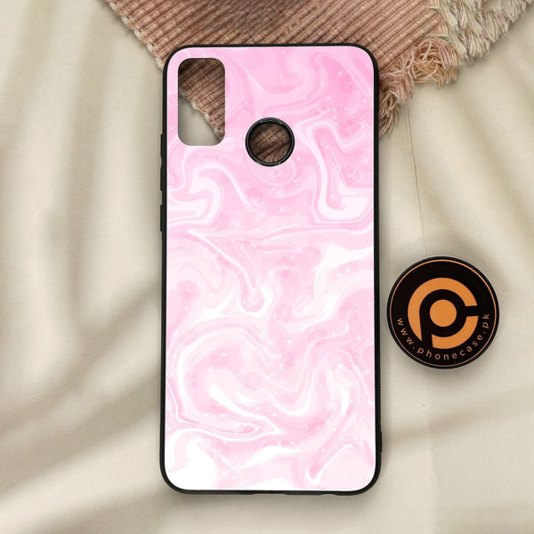 Honor 9X Lite - Pink Design 9 - Premium Metal Printed Soft Bumper Shock Proof Case
