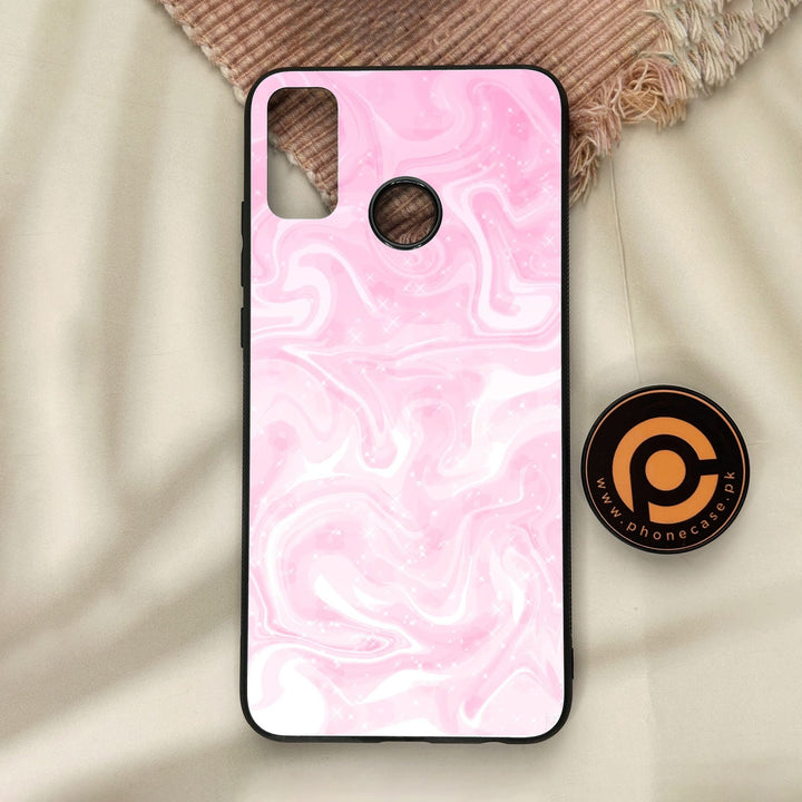 Honor 9X Lite - Pink Design 9 - Premium Metal Printed Soft Bumper Shock Proof Case