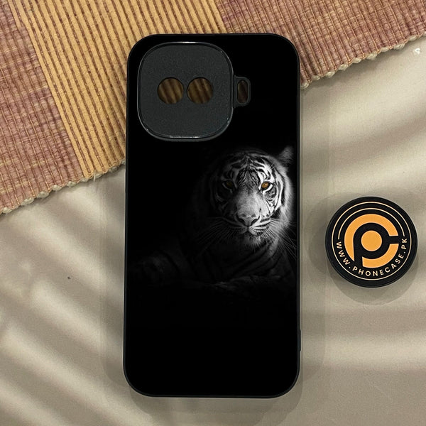 iQoo Z11 Turbo - Tiger Design 10 - Premium Metal Printed Soft Bumper Shock Proof Case