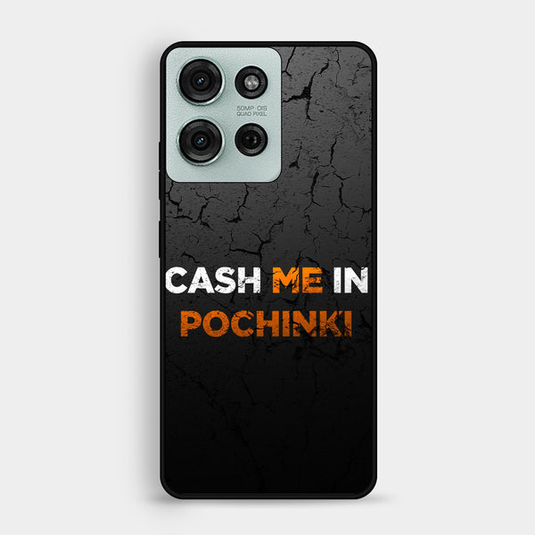 Motorola Moto G75 - Cash Me - Premium Metal Printed Soft Bumper Shock Proof Case