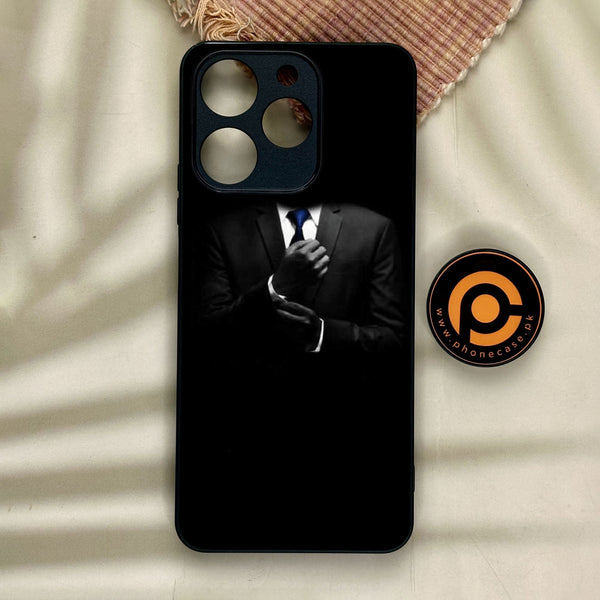 Realme Note 70 - Black Art Design 1 - Premium Metal Printed Soft Bumper Shock Proof Case