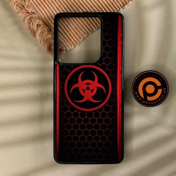 Motorola Edge 2025 - Biohazard Design 5 - Premium Metal Printed Soft Bumper Shock Proof Case