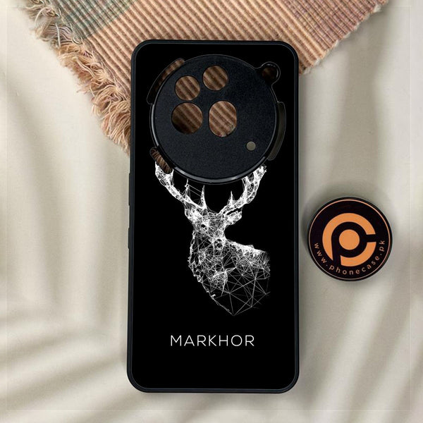 Nothing Phone 3a Pro - Markhor Design 4 - Premium Metal Printed Soft Bumper Shock Proof Case