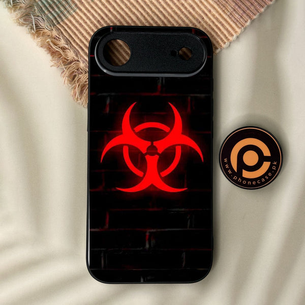 iPhone Air - Biohazard Design 6 - Premium Metal Printed Soft Bumper Shock Proof Case