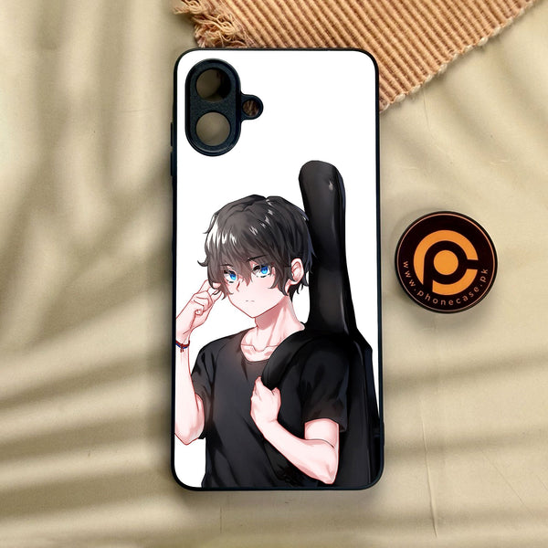 Samsung Galaxy A07 - Anime Series Design 2 - Premium Metal Printed Soft Bumper Shock Proof Case