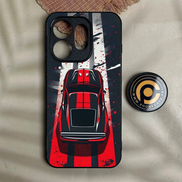 Oppo Reno 16 - Top-down Track - Premium Metal Printed Soft Bumper Shock Proof Case