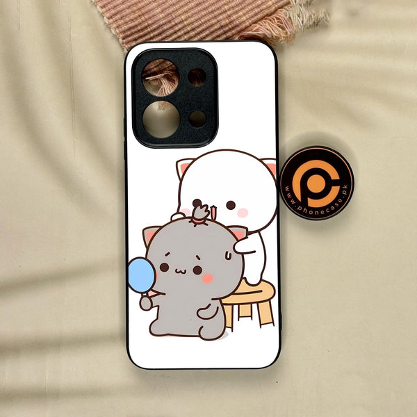 Xiaomi Redmi 15C - Cute Bubu Dudu Design 7 - Premium Metal Printed Soft Bumper Shock Proof Case