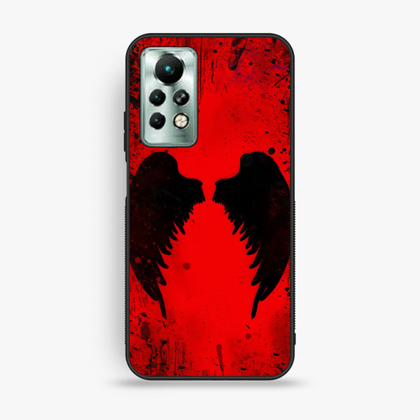Infinix Note 11 Pro - Angel 2.0 Design 3 - Premium Metal Printed Soft Bumper Shock Proof Case