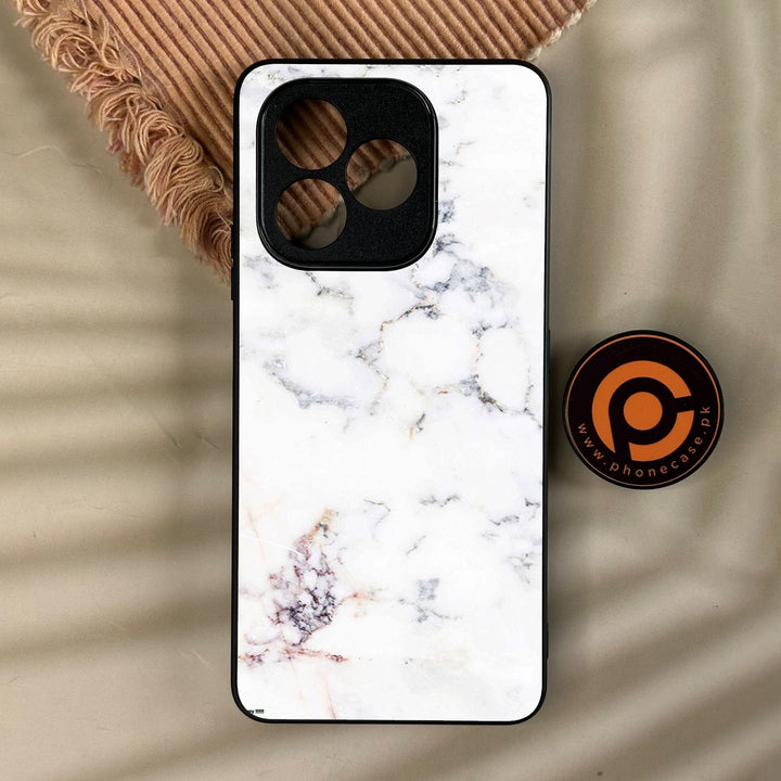 Honor X8d - White Design 3 - Premium Metal Printed Soft Bumper Shock Proof Case