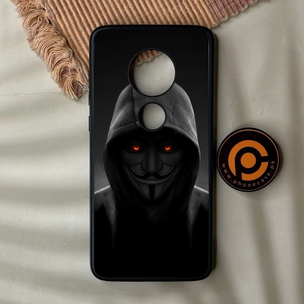 Motorola Moto G7 Plus - Anonymous 2.0 Design 4 - Premium Metal Printed Soft Bumper Shock Proof Case
