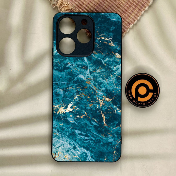 Realme Note 70 - Blue 2.0 Design 1 - Premium Metal Printed Soft Bumper Shock Proof Case