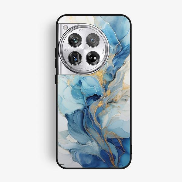 Oneplus 12 - Liquid 2.0 Design 1 - Premium Metal Printed Soft Bumper Shock Proof Case