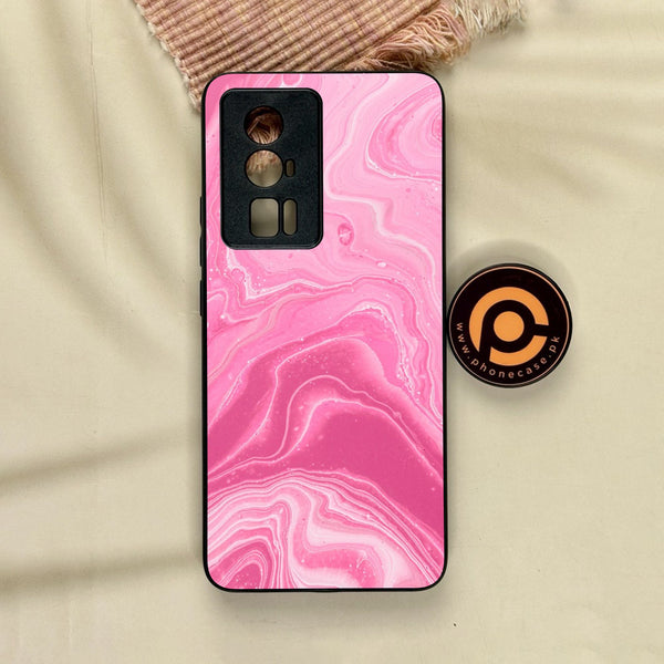 Xiaomi Redmi K60 Pro - Pink Design 3 - Premium Metal Printed Soft Bumper Shock Proof Case