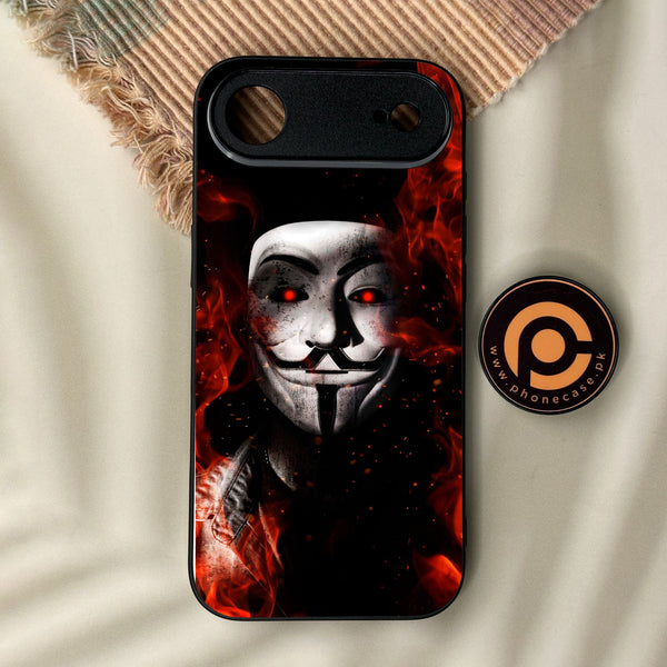 iPhone Air - Anonymous 2.0 Design 7 - Premium Metal Printed Soft Bumper Shock Proof Case
