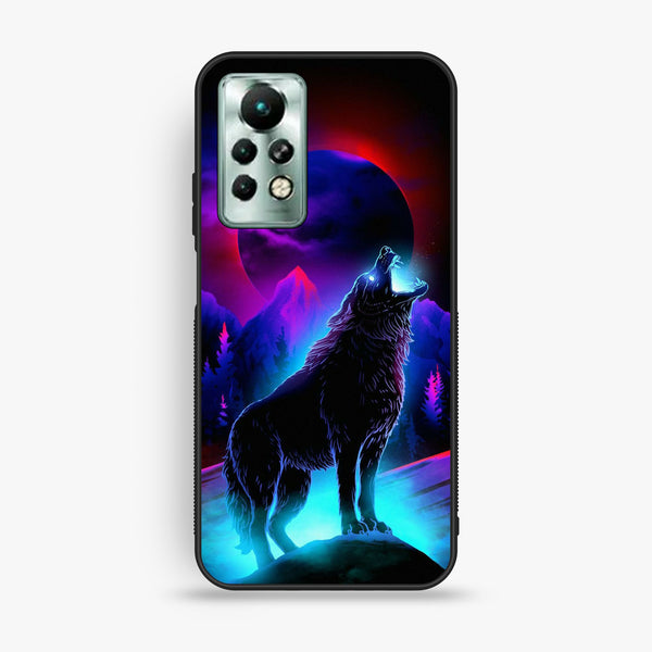 Infinix Note 11 Pro - Wolf Design 2 - Premium Metal Printed Soft Bumper Shock Proof Case