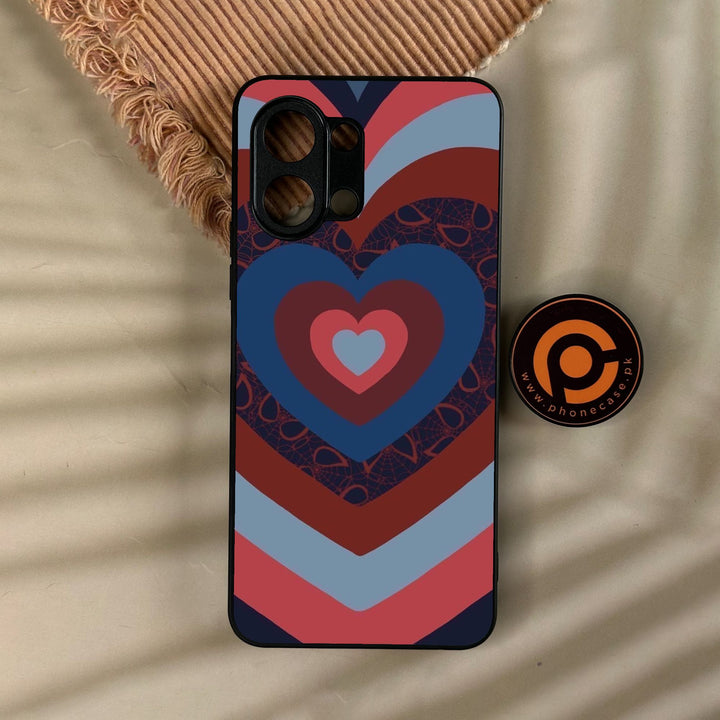 Tecno Spark Go 3 - Heart 2.0 Design 2 - Premium Metal Printed Soft Bumper Shock Proof Case