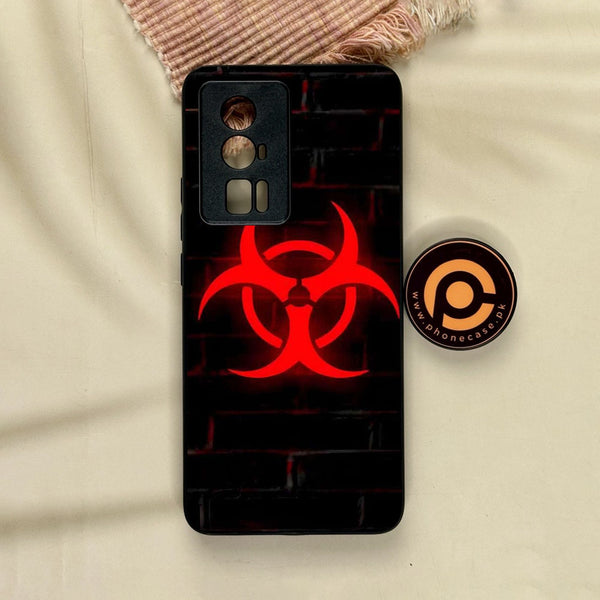 Xiaomi Redmi K60 Pro - Biohazard Design 6 - Premium Metal Printed Soft Bumper Shock Proof Case