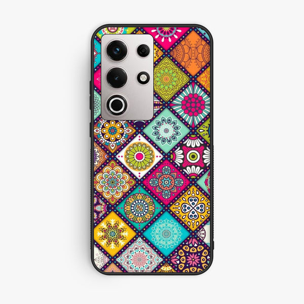 Itel S25 Ultra - Mandala Art Design - Premium Metal Printed Soft Bumper Shock Proof Case