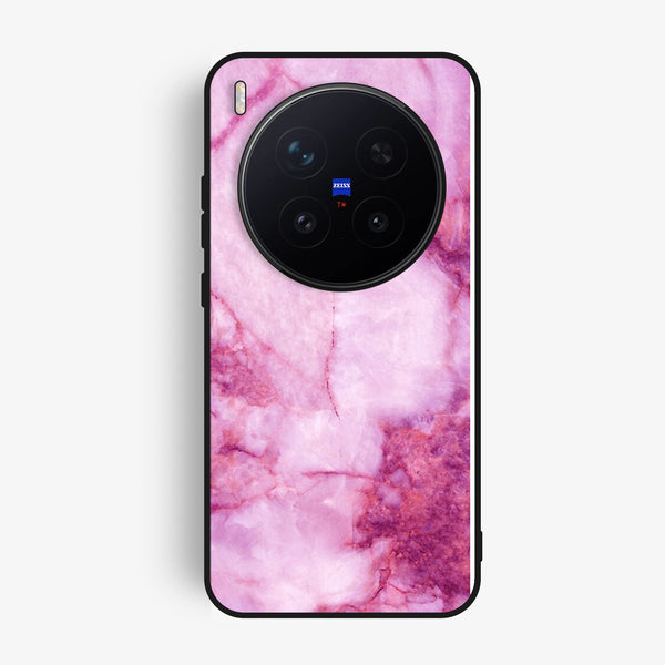 Vivo X300 Pro - Pink Design 5 - Premium Metal Printed Soft Bumper Shock Proof Case