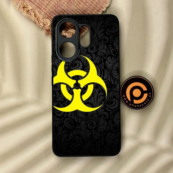Vivo V60 - Biohazard Design 10 - Premium Metal Printed Soft Bumper Shock Proof Case