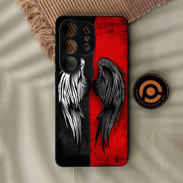 Samsung Galaxy S26 Ultra - Angel 2.0 Design 10 - Premium Metal Printed Soft Bumper Shock Proof Case