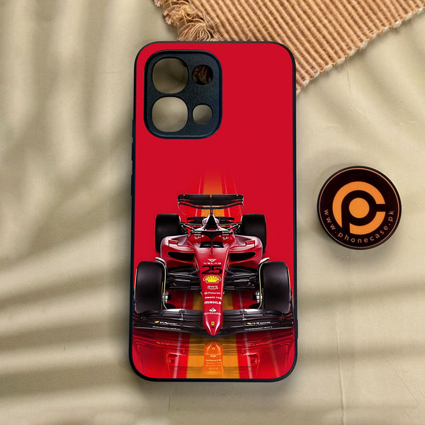 Oppo A6 Pro - Formula 1 Design - Premium Metal Printed Soft Bumper Shock Proof Case