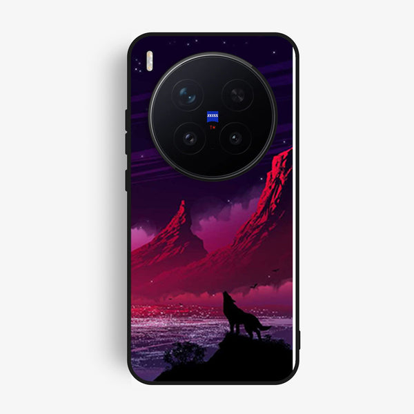 Vivo X300 Pro - Wolf Design 7 - Premium Metal Printed Soft Bumper Shock Proof Case