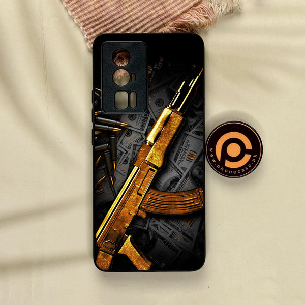 Xiaomi Redmi K60 Pro - Dollar Design 6 - Premium Metal Printed Soft Bumper Shock Proof Case