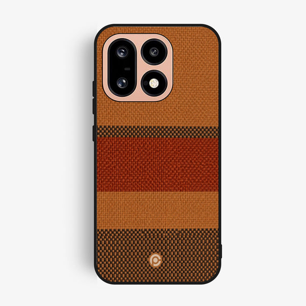 Oneplus 16 - Classic Weave Design 3 - Premium Metal Printed Soft Bumper Shock Proof Case