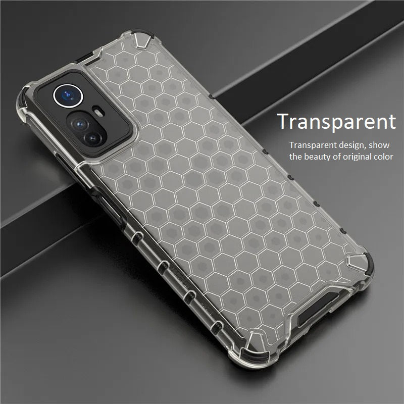 Xiaomi Poco X5 Pro Airbag Shockproof Hybrid Armor Honeycomb Transparent Cover