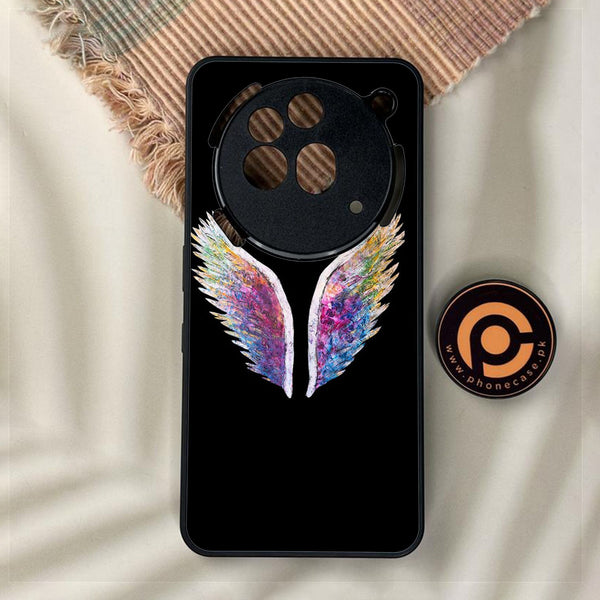 Nothing Phone 3a Pro - Angel Wings Design 3 - Premium Metal Printed Soft Bumper Shock Proof Case