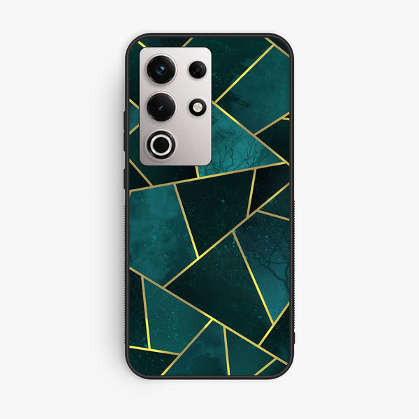 Itel S25 Ultra - Geometric Design 1 - Premium Metal Printed Soft Bumper Shock Proof Case