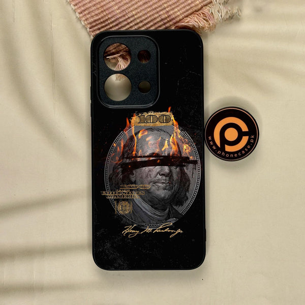 Xiaomi Redmi 15C - Dollar Design 10 - Premium Metal Printed Soft Bumper Shock Proof Case