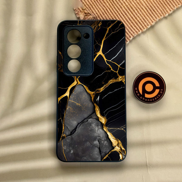 Xiaomi Redmi 15 - Liquid Marble Design 6 - Premium Metal Printed Soft Bumper Shock Proof Case