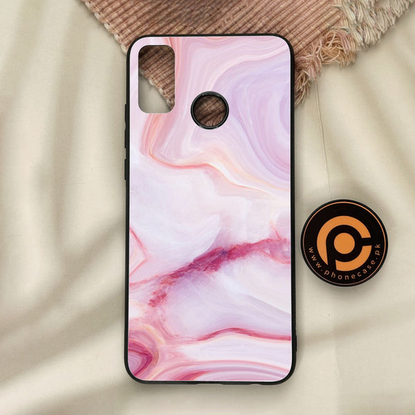 Honor 9X Lite - Pink Design 8 - Premium Metal Printed Soft Bumper Shock Proof Case