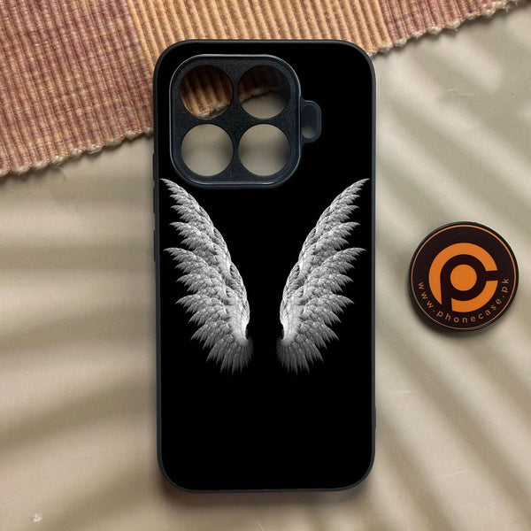 Xiaomi 17T - Angel Wings Design 6 - Premium Metal Printed Soft Bumper Shock Proof Case