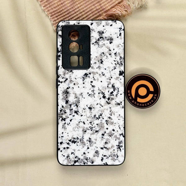 Xiaomi Redmi K60 Pro - White Design 9 - Premium Metal Printed Soft Bumper Shock Proof Case
