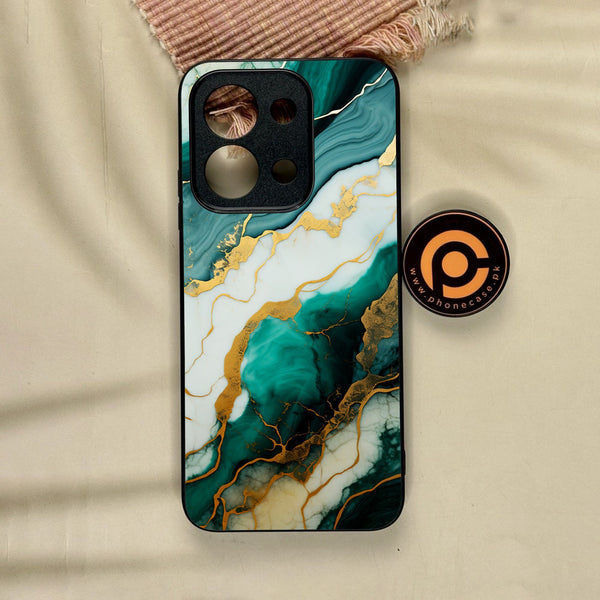 Xiaomi Redmi 15C - Liquid Design 3 - Premium Metal Printed Soft Bumper Shock Proof Case