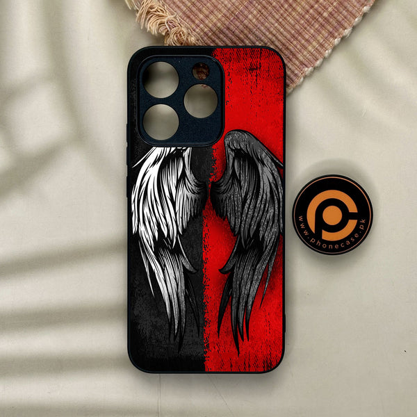 Realme 15T - Angel 2.0 Design 10 - Premium Metal Printed Soft Bumper Shock Proof Case