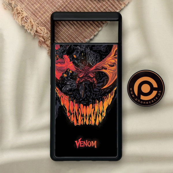 Google Pixel 6 - Venom Case - Premium Metal Printed Soft Bumper Shock Proof Case