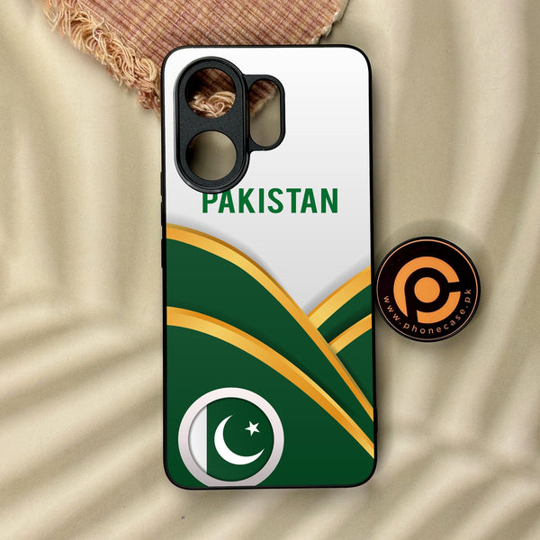 Vivo V60 - Pakistan Design 1 - Premium Metal Printed Soft Bumper Shock Proof Case