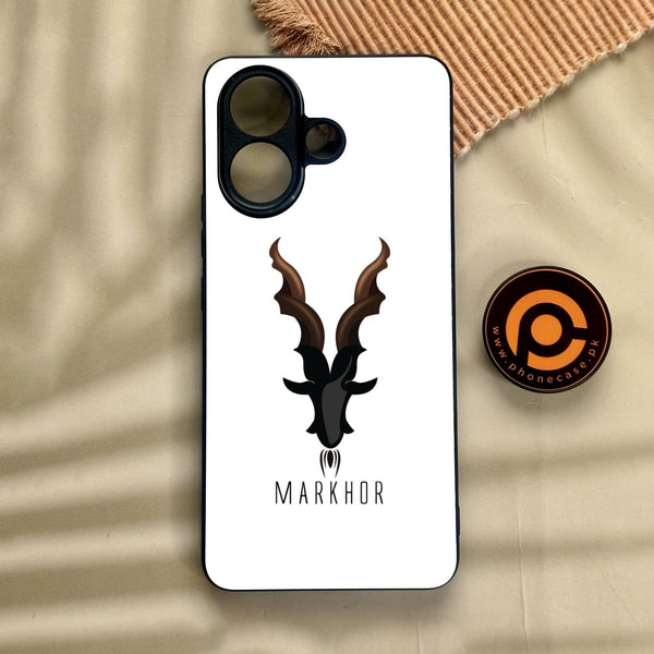 Vivo V60 Lite  - Markhor Design 2 - Premium Metal Printed Soft Bumper Shock Proof Case