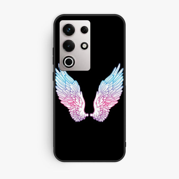 Itel S25 Ultra - Angel Wings Design 8 - Premium Metal Printed Soft Bumper Shock Proof Case