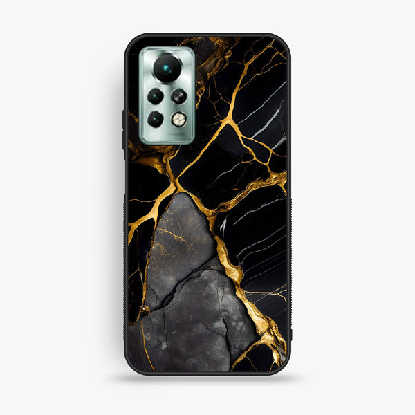 Infinix Note 11 Pro - Liquid Marble Design 6 - Premium Metal Printed Soft Bumper Shock Proof Case