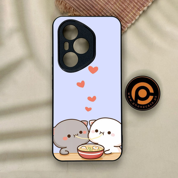 Honor 400 Pro - Cute Bubu Dudu Design 10 - Premium Metal Printed Soft Bumper Shock Proof Case